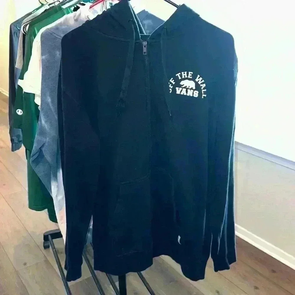 Vans “Off the Wall” full zip hooded sweatshirt